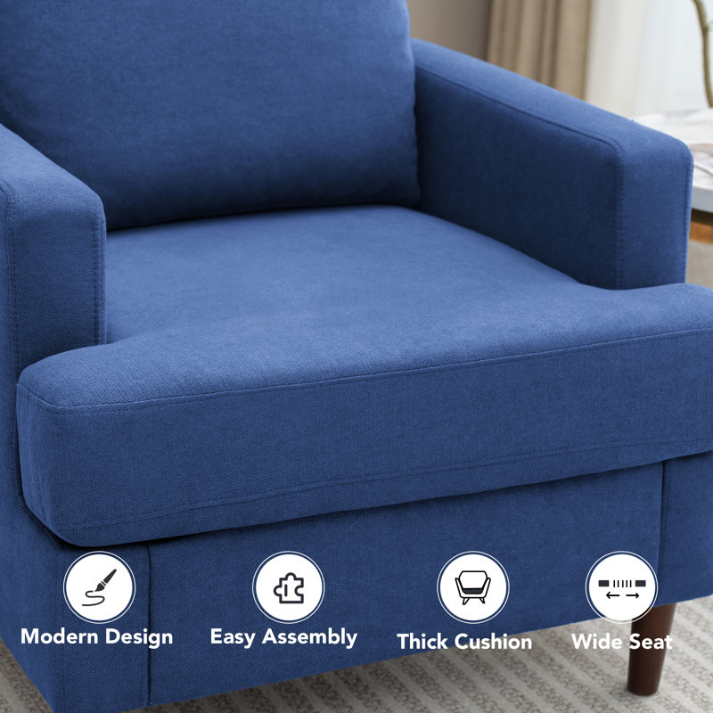 Ebern Designs 30'' Wide Armchair & Reviews Wayfair